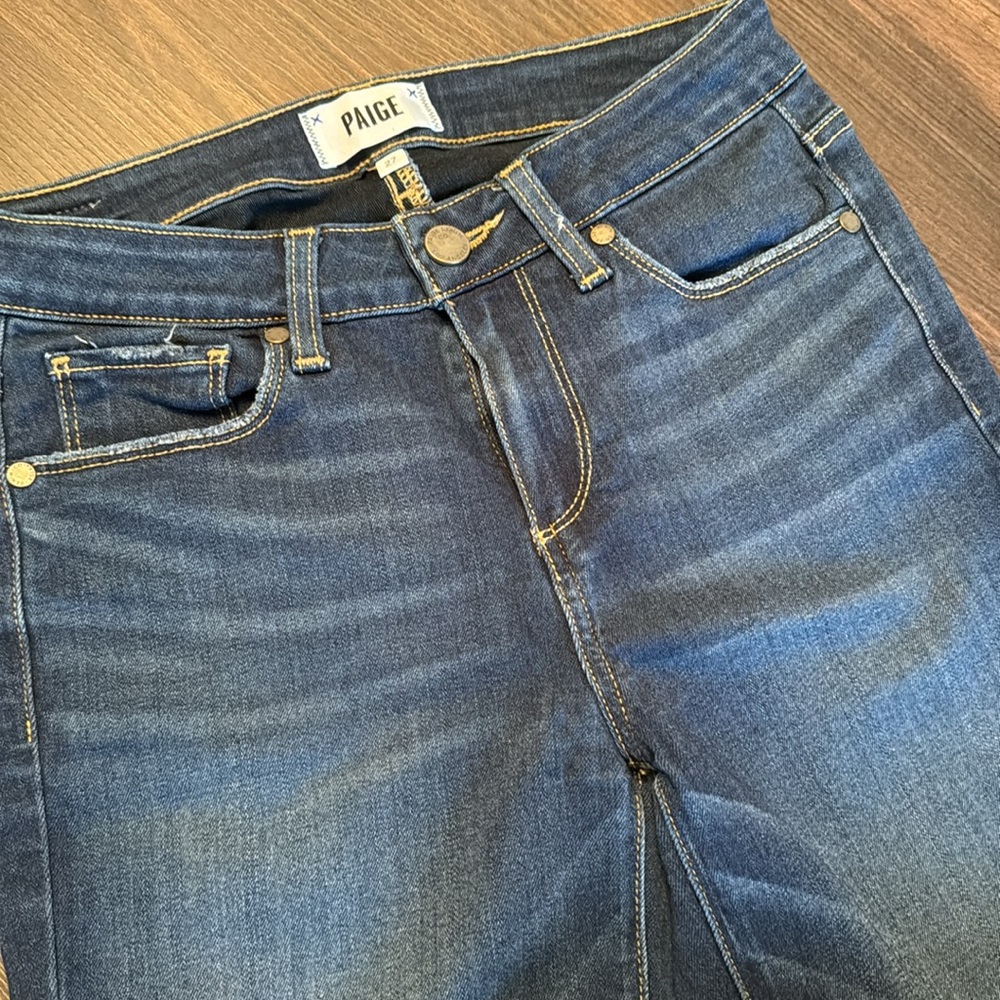 PAIGE Women's Skinny Jeans - Dark Blue